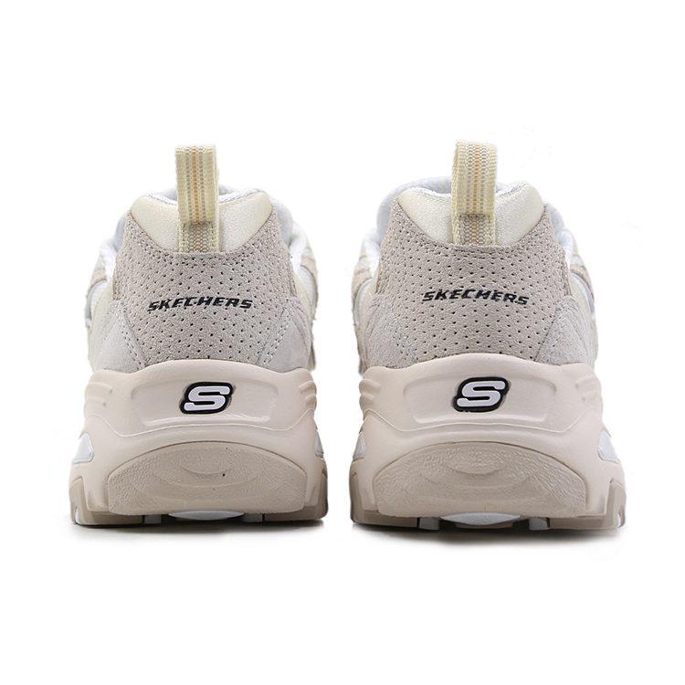 Skechers D'Lites 1.0 Сетчатая амортизация Дышащая амортизация Дышащие Низкие Повседневная обувь Женская Белый 13147-OFWT