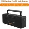 Portable Radio Cassette Recorder & Player, Supports Transcription of Files In MP3 Format, Supports Bluetooth Connection and USB Playback