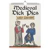 Календарь Medieval Dick Pics 2025 Prank Medieval Dick Wall Calendar Funny Penis Rude Calendar с иллюстрациями для друзей-энтузиастов истории