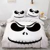 Black and White Grimace Duvet Cover Black Cartoon Dryad Ghost for Children Boys Gifts Bedroom Decoration Polyester Quilt Cover
