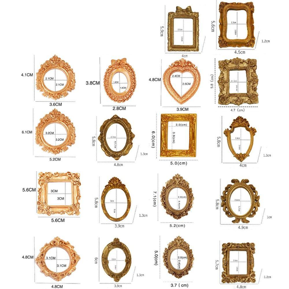 DIY Mini Photo Frames Resin Memory Display Frames Creative Wedding Photo Display Frames Gifts