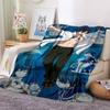 Fairy Tail Anime Blankets Kids Warm Blankets Flannel Soft Comfort Blankets Home Travel Blankets Bedding Birthday Gifts