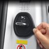 Защитная накладка на защелку замка двери автомобиля Эластичная амортизирующая подкладка-подушка Для Citroen DS SPIRIT DS5 DS6 DS3 DS4 DS7 C3 Elysee