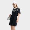 New FILA ORIGINALE Short Sleeved Dress Women's Jet Black F11W429308FBK