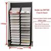 Customizable Display Rack for Panels, Paint Samples, Tiles, Aluminum, Glass, and Stone