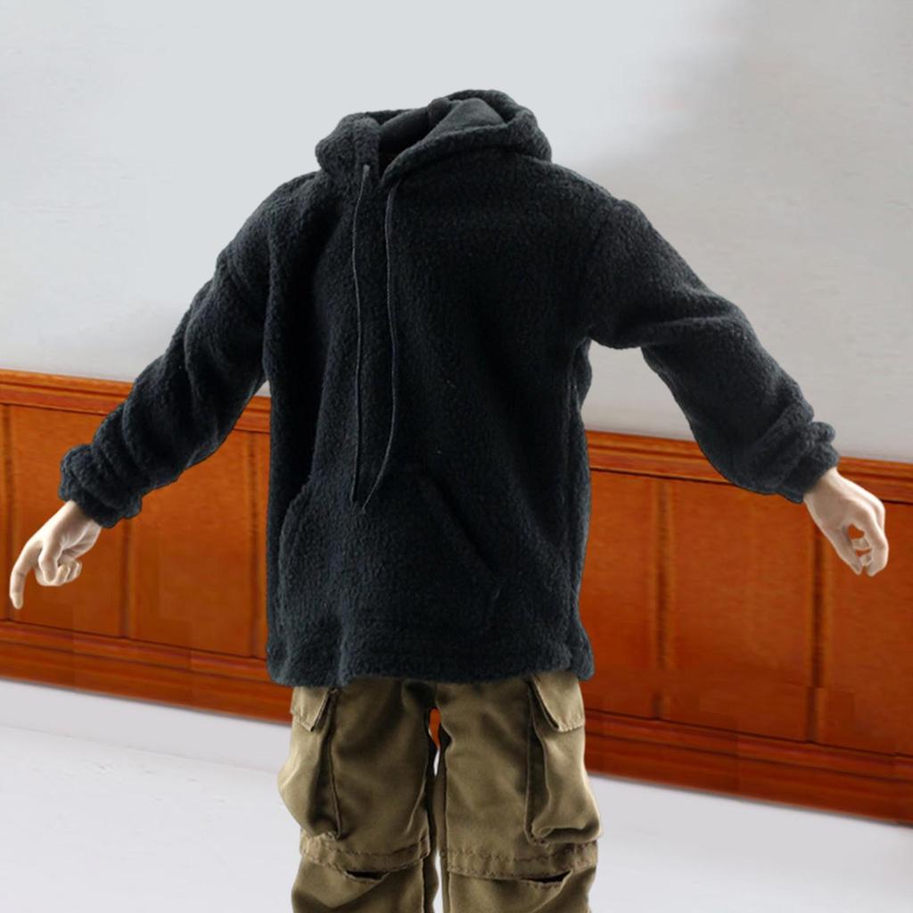 1/6 Male Doll Clothes with Hood And Long Sleeves for 12" Action Figures