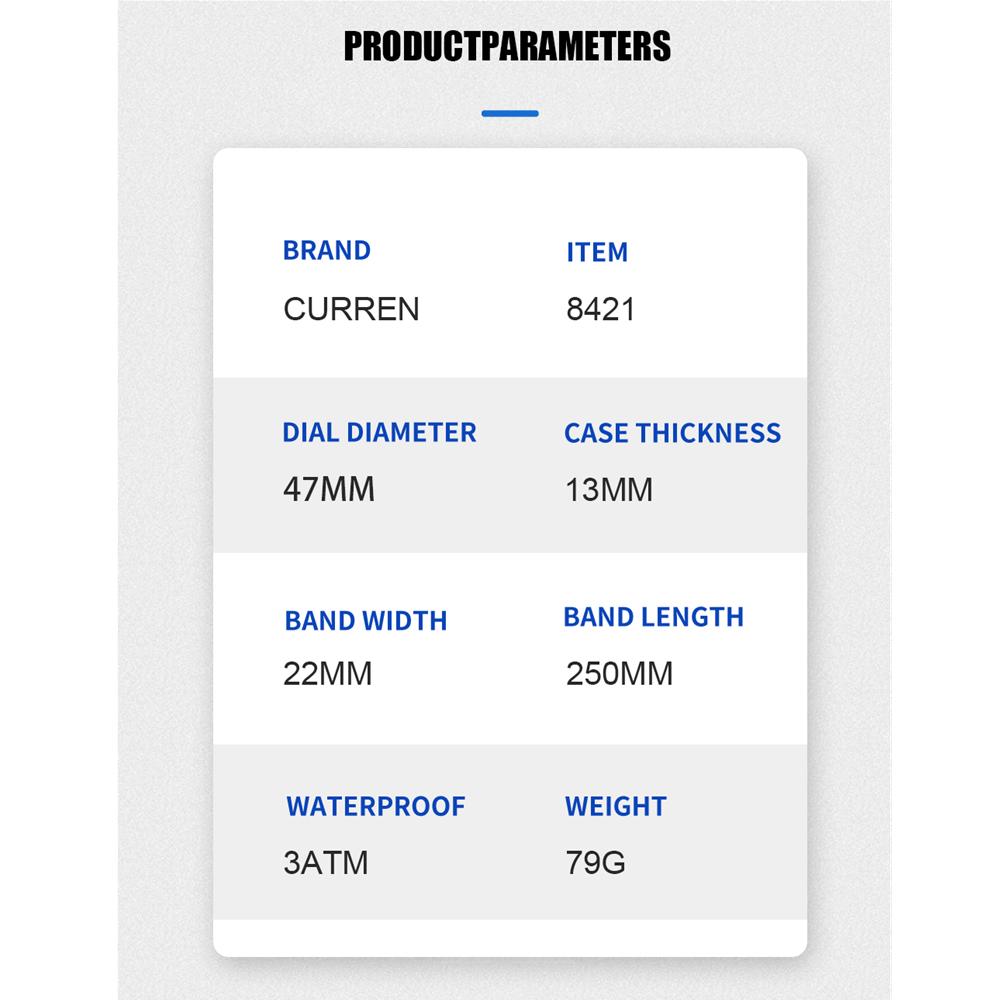 CURREN New Design Waterproof Sports Quartz Watch Fashion Luxury Army Military Watches Men Dual Time Zone Clock Relogio Masculino