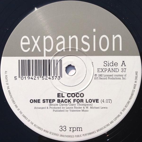 12-дюймовая пластинка EL COCO - Шаг назад ради любви EXPAND37 Expansion 1993 UK Dance & Electronica Б/У