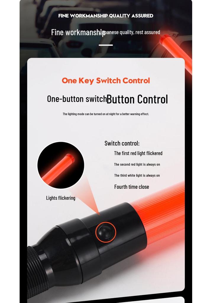Rechargeable Multifunction LED Traffic Signal Stick