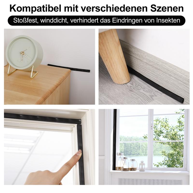 6 м/рулонная нижняя уплотнительная полоса для двери, уплотнительная полоса под дверной заглушкой TPE, более толстая, противохолодная, уплотнительная полоса для зазоров