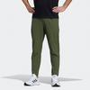 adidas Брюки из тканого материала для бега, мужские, армейско-зеленые, GP0954