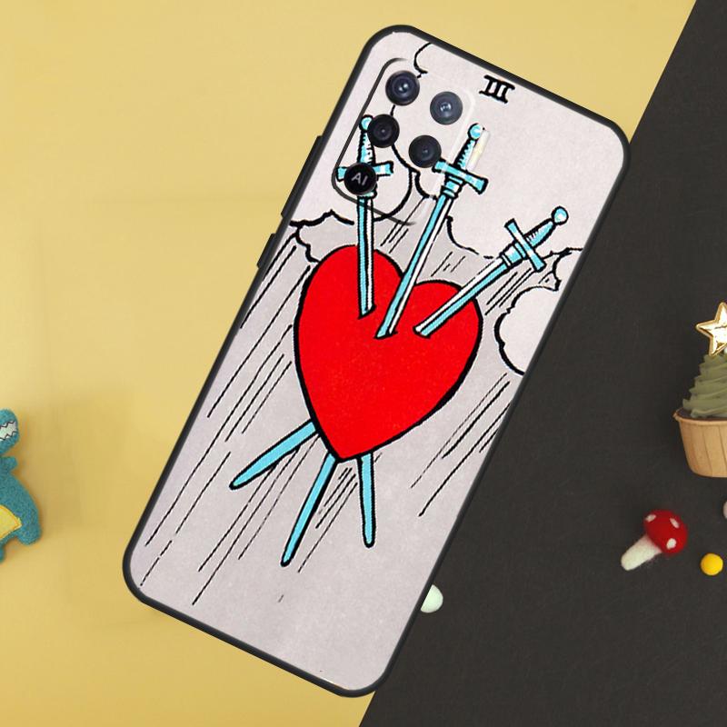 Лунное Таро Таинственный тотем Чехол Для Oppo A58 A78 A98 A18 A38 A74 A94 A54 A15 A17 A57 A6 A5 Pro A16 A76 A96 A40 A60 A80