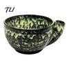 Drainage Bowl for Strawberries Ceramic Berry Swirl Bowl, Auto Fruit Washing Vegetable Wash Colander with Drain Holes, Kitchen Produce Cleaner Tomatoes