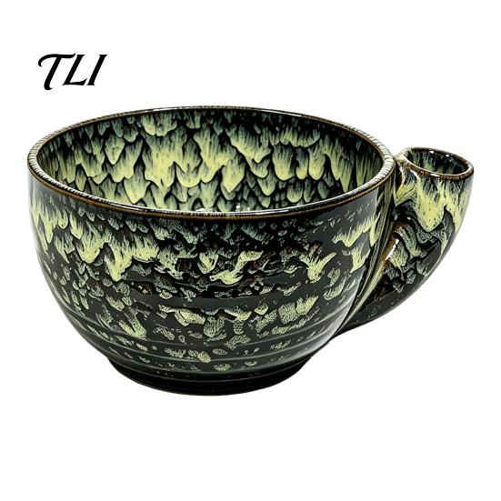Drainage Bowl for Strawberries Ceramic Berry Swirl Bowl, Auto Fruit Washing Vegetable Wash Colander with Drain Holes, Kitchen Produce Cleaner Tomatoes