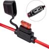 Inline Fuse Holder  Waterproof Inline Fuse Holder Mini, Small, Standard Blades Fuse for Car Boat Motorcycle Truck
