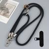 Adjustable Long Mobile Phone Lanyard with Card for iPhone Outdoor Travel Daily Use-Crossbody Neckwear Anti-lost Cellphone Strap