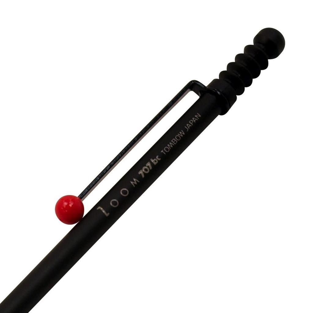 Шариковая ручка Tombow ZOOM 707 на масляной основе 0,7 Черная/Красная BC-ZS2