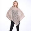 Large Size Women's Hoodie Loose Hollow Irregular Pullover Top Cape Sweater One Piece Hair Replacement