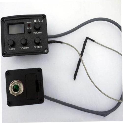 Abaodam Select Ukulele Display Show Ukulele Pickup Uke Piezo Pickup Piezo Transducer Guitar Piezo Pickup Plastic Black