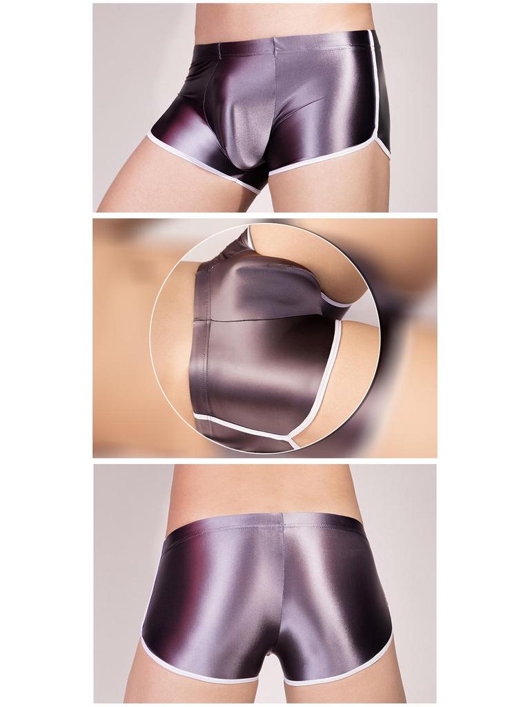 Соблазн Похоти Европейские и Американские Молодежные Спортивные Шорты Высокой Эластичности Шелковисто-Гладкие