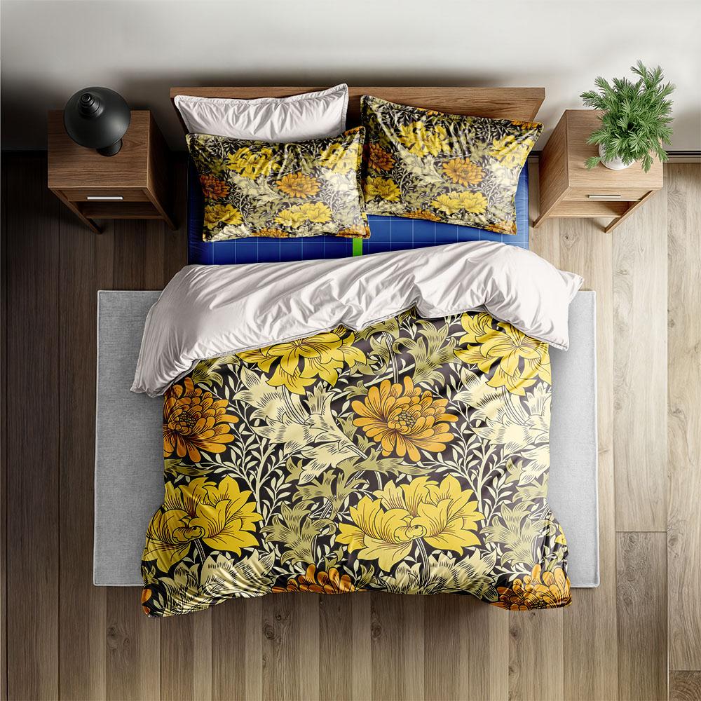 Arctic Wolf Germanic Duvet Cover Set EU Single Double King US Twin Full Queen Size Bed Linen Set