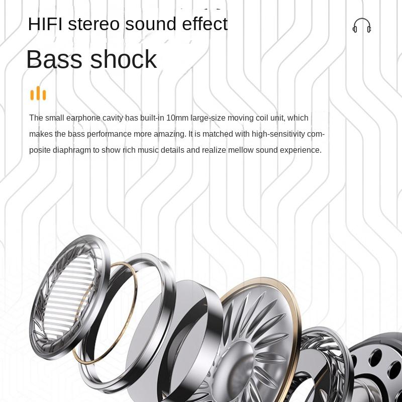 Беспроводная Bluetooth-гарнитура Mini-in-ear Motion с низким энергопотреблением, сверхдлительным сроком службы батареи, двойное ухо