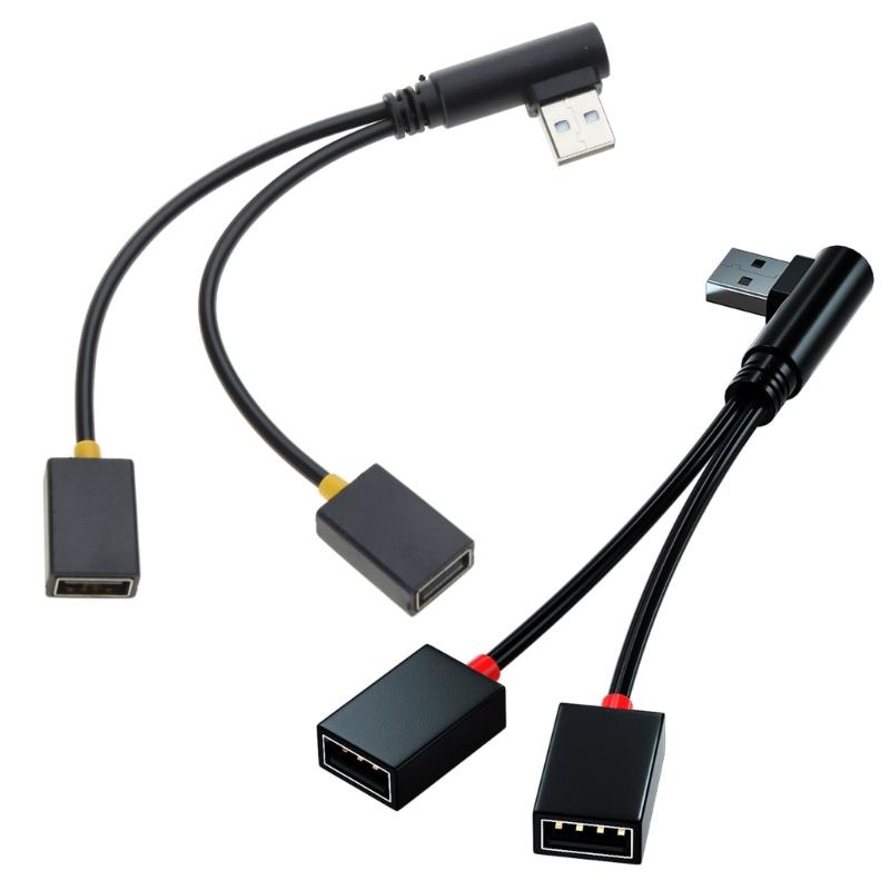 USB-разветвитель, 1 штекер на 2 гнезда, USB-удлинитель, зарядный шнур, адаптер питания, преобразователь-сплиттер