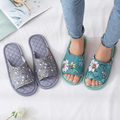 Унисекс Мягкие Нескользящие Домашние Хлопковые Тапочки - Машинная Стирка, Бесшумные и Удобные для Дома