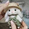 14см Плюшевый Набивной Садовый Зайчик Плюшевые Игрушки Одежда и Шляпы Ручной Работы Садовник Маленький Кролик Кукла Рождественские Подарки для Детей