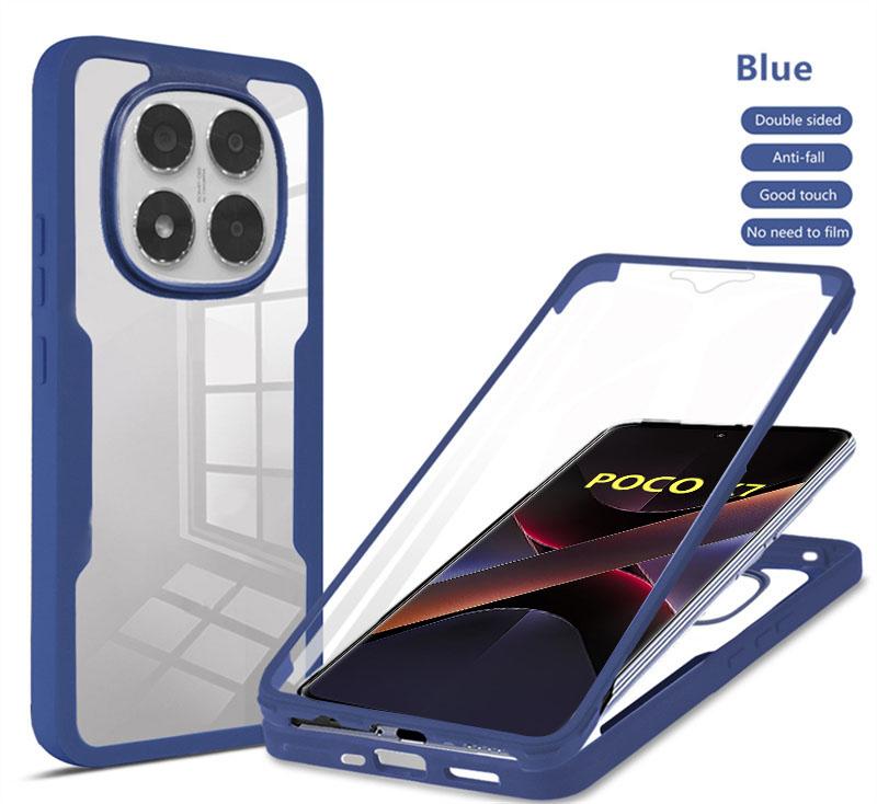 360 Full Phone Case For POCO X7 X6 M6 X5 X4 X3 Pro 5G Screen Protector Cases For POCO F7 Ultra F6 F5 M4 M3 Pro X3 NFC C65 Cover