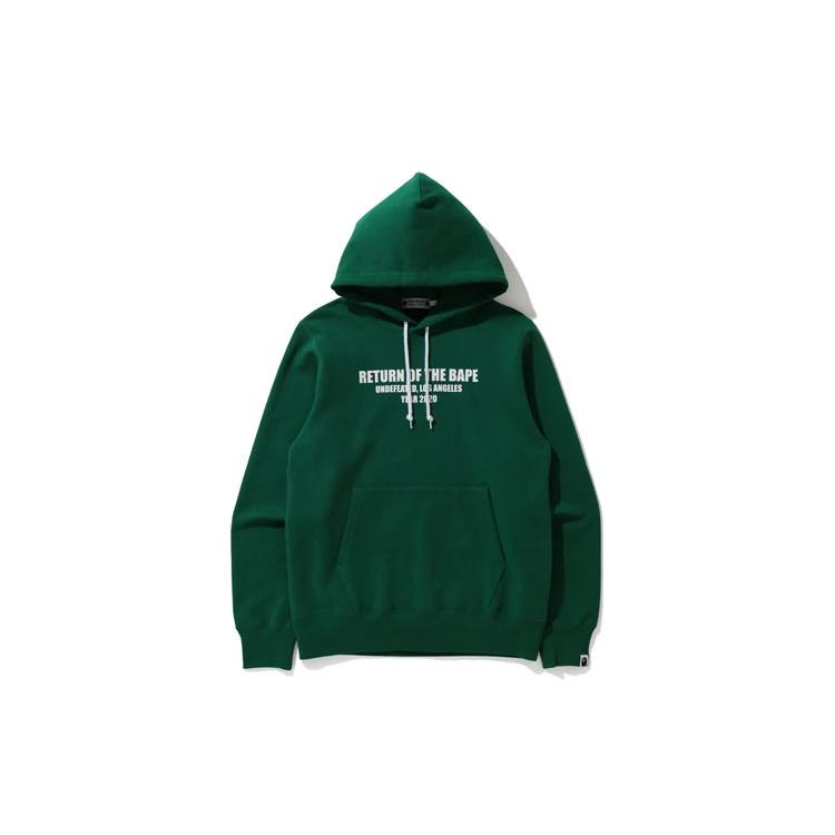 A BATHING APE x UNDEFEATED Ape Head Hooded Sweatshirt Unisex 1G73-114-903