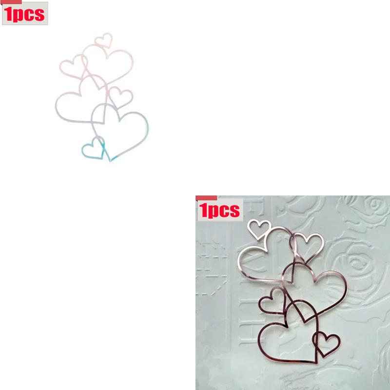 New Heart Wedding Cake Toppers Gold Love Valentine's Day Cupcake Topper for Valentine's Day Wedding Party Cake Decorations 2026