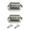 KASELIN License Lamp, Back Lamp, Marker, LED License Plate Light, 6 Rungs, 12 V,