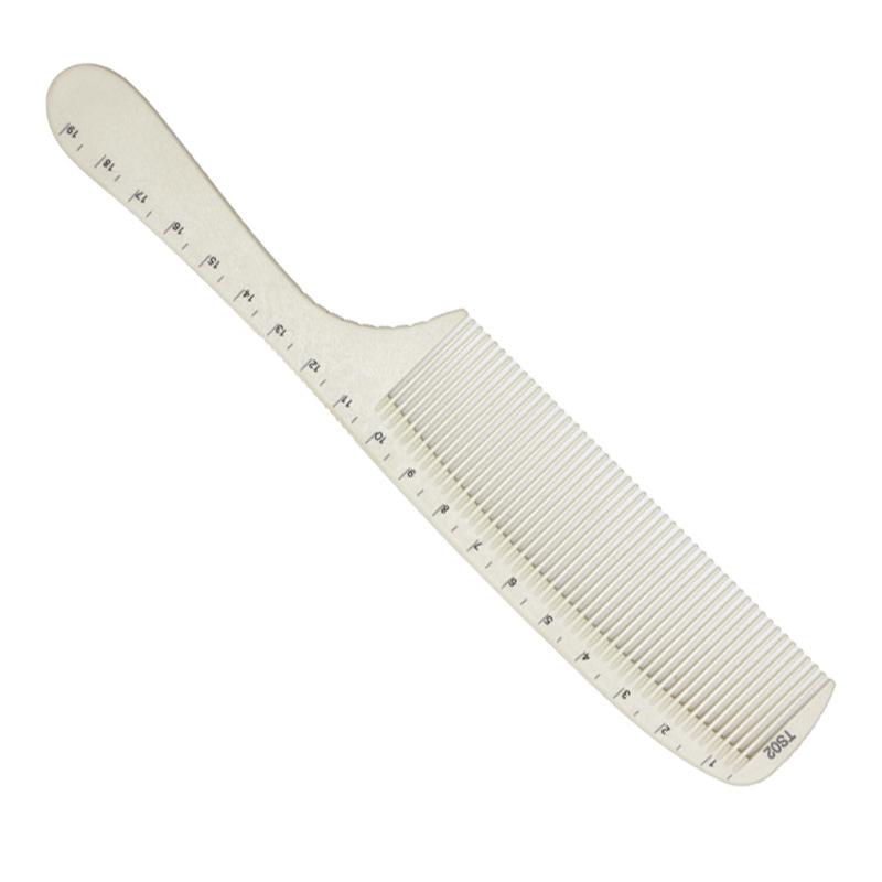 Anti-Static Haircut Comb with Laser Engraved Ruler for Men and Women - Flat Head & Pointed Tail