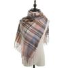 Scarf Women's Simple Imitation Cashmere Scarf Women's Autumn and Winter New Knitted Warm Shawl