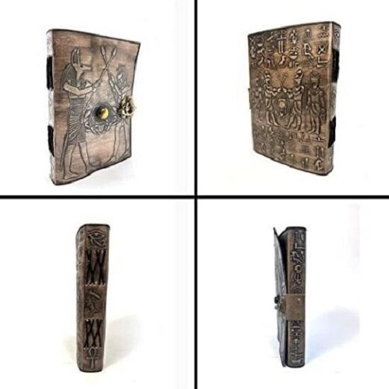 Egypt Theme Leather Journal Handmade Writing Notebook Travel Diary Daily Notepad