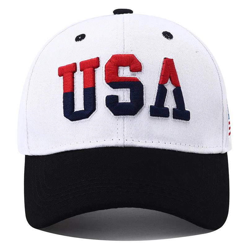 Новая американская флаг вышивка Бейсболка 2023 для мужчин женщин Хлопок Snapback Кепка Унисекс Хип-хоп США Кепки для Мужчины Gorras Hombre