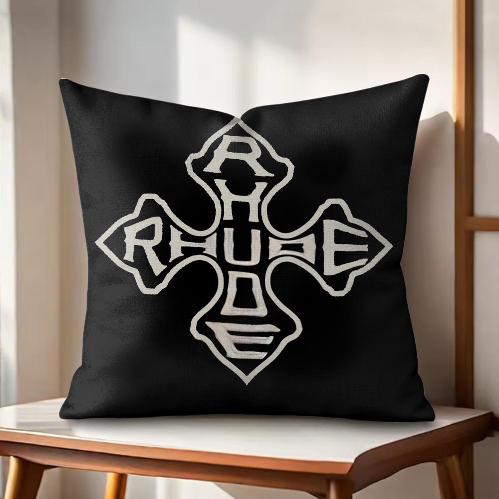 Fashion Brand RRHUDEs Cushion Cover Natural Linen Organic Fabric DoubleSided Printing Couch Pillow Covers Home Decor