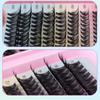 640Clusters Soft Curly False Eyelash DIY Individual Lash Beauty Tool Cluster Lashes  Daily