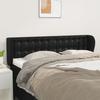 VidaXL Headboard with Ears Black 147x23x78-88 Cm Faux Leather3117234