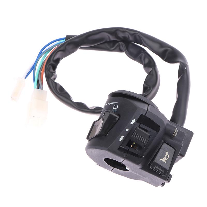 Универсальные переключатели на руль мотоцикла с клаксоном, поворотником, фарой, электрическим стартером, контроллером на руле