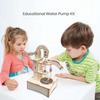 Manual Water Pump STEM Science Kit Kids Wooden 3D Puzzle Set DIY Educational Science Experiment Projects Crafts Building Toy Toddler Boys Girls Gift