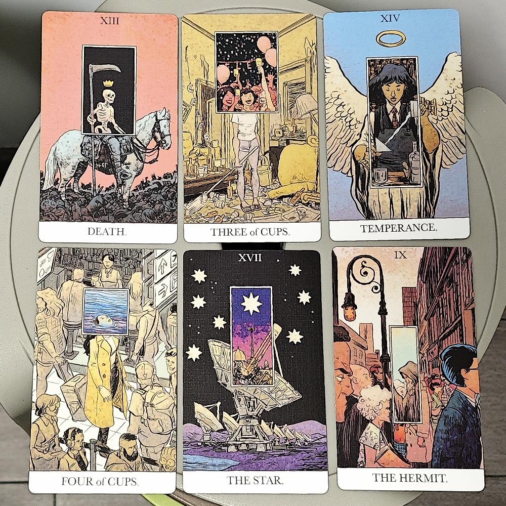 The Unveiled Tarot 80 Pcs Tarot Cards (with 2 Special Cards) In Rigid Box 12*7cm Printed On 350GSM Double Embossed Cardstock