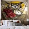 Winter Snowy Owls Tapestry Room Decoration Wall Hanging for Living Room Bedroom, dormitory, Birthday and Christmas gifts