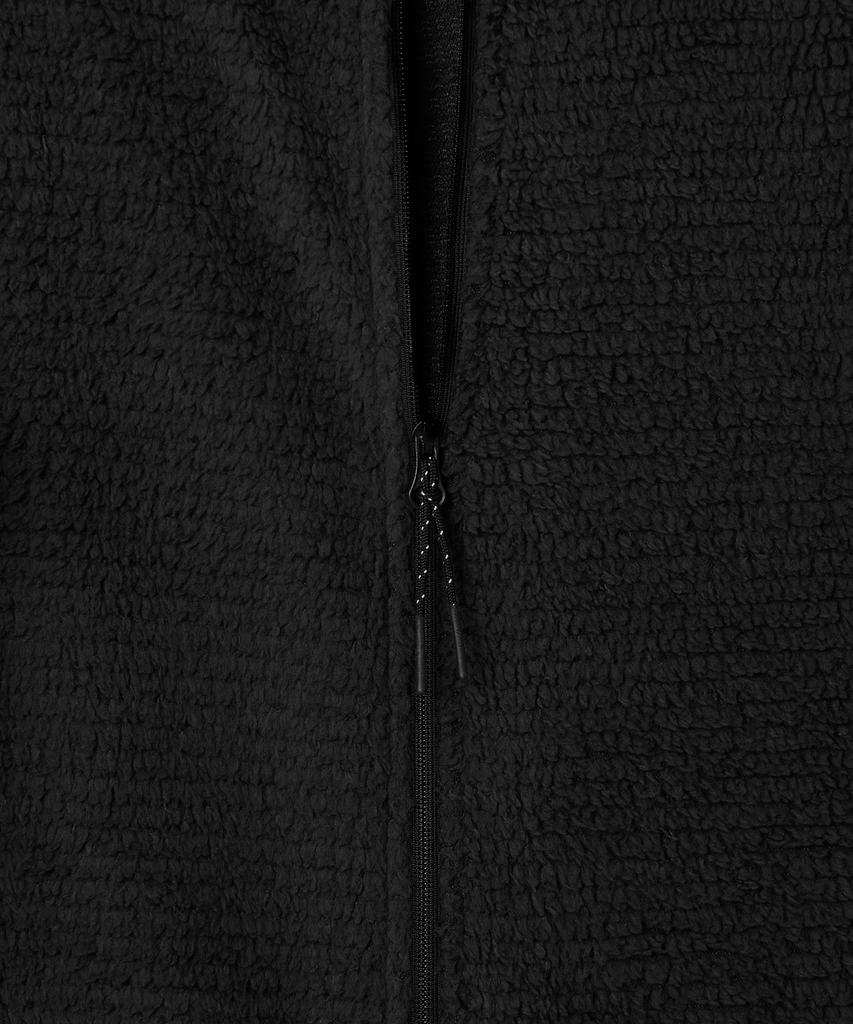 MUSINSA STANDARD [City Leisure] Mesh Fleece Hooded Zip-Up [Black]
