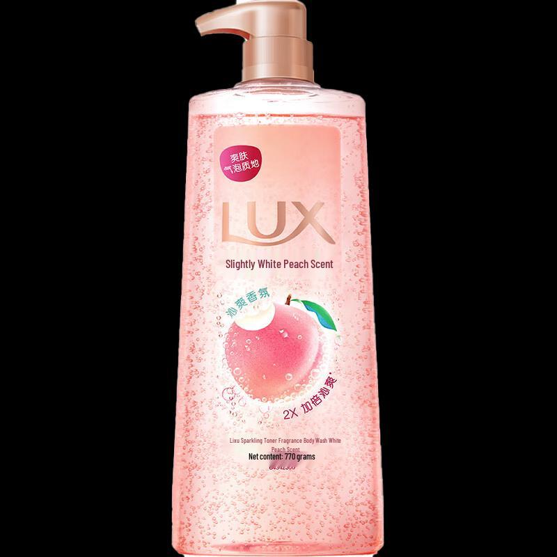LUX Bubble Refreshing Peach Scent Shower Gel