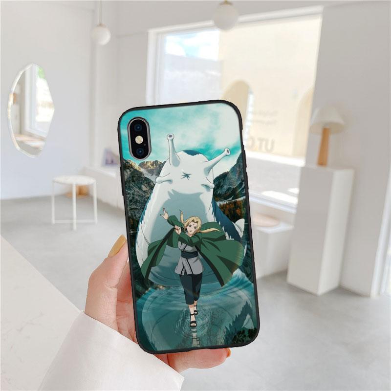 LO72 NARUTO Tsunade Soft Shell Phone Case for OPPO A3 Pro A72 A74 A76 A77 A77S A78 A79 A94 A95 A18 A40M A58