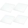 4 Pack Acrylic Square Mirror 8 X 8 Inch Small Mirrors Wall Mirror Tiles  Home Gym
