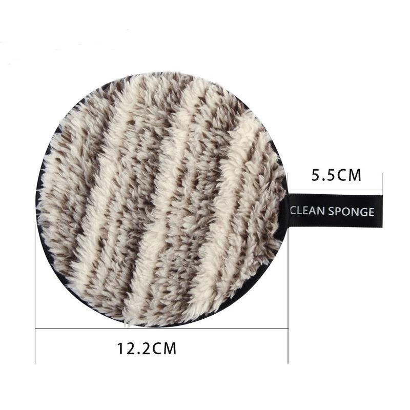 1 шт. губка для снятия макияжа полотенце для очищения лица салфетка плюшевая пуховка модная новая губка для очищения лица косметический инструмент для макияжа