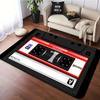 Модный ковер в стиле музыкального радио для гостиной, спальни, противоскользящий коврик, моющийся и устойчивый к пятнам ковер, доступный в различных